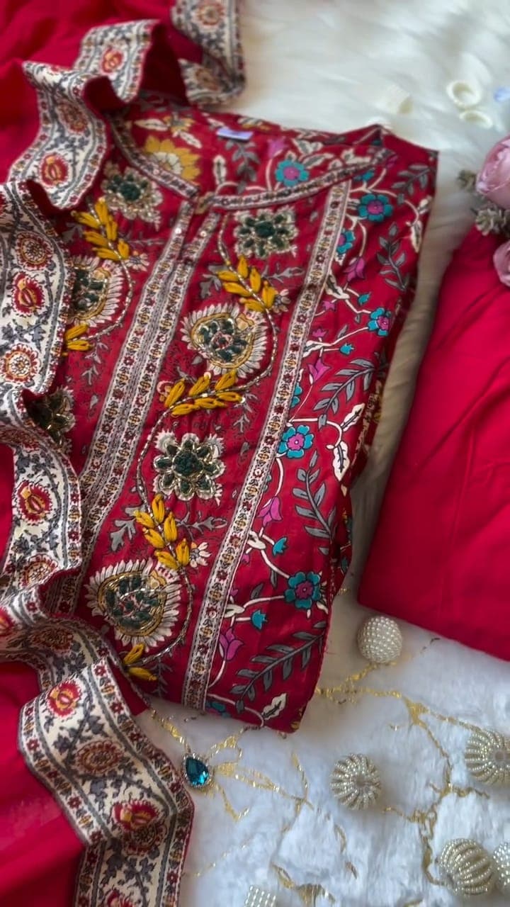 Cotton Printed Kurta Set  - Image 4