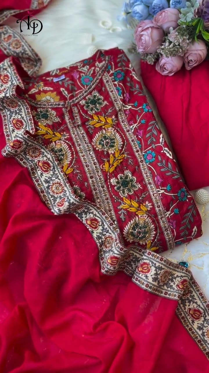 Cotton Printed Kurta Set  - Image 5
