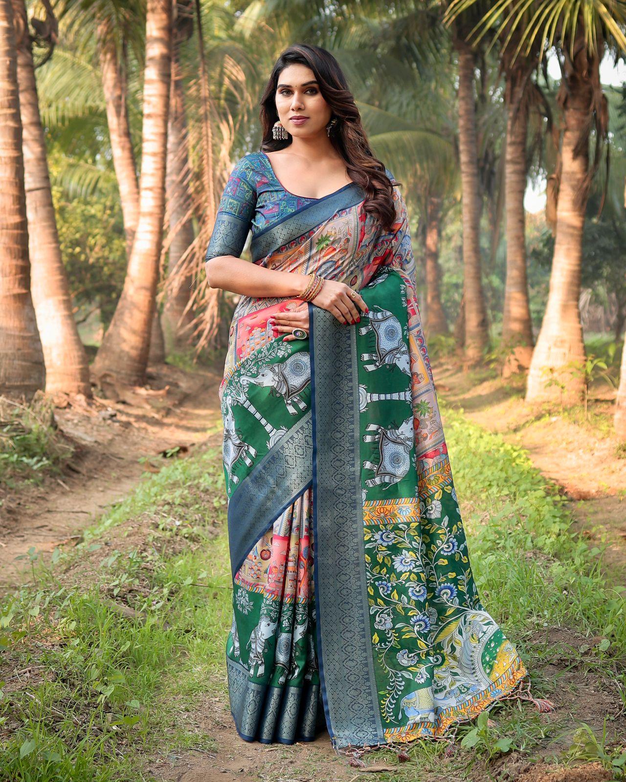 Elegant Ethnic Saree - Image 2