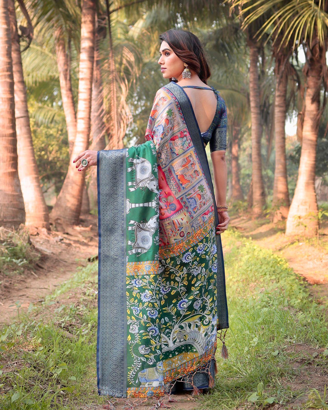Elegant Ethnic Saree - Image 4