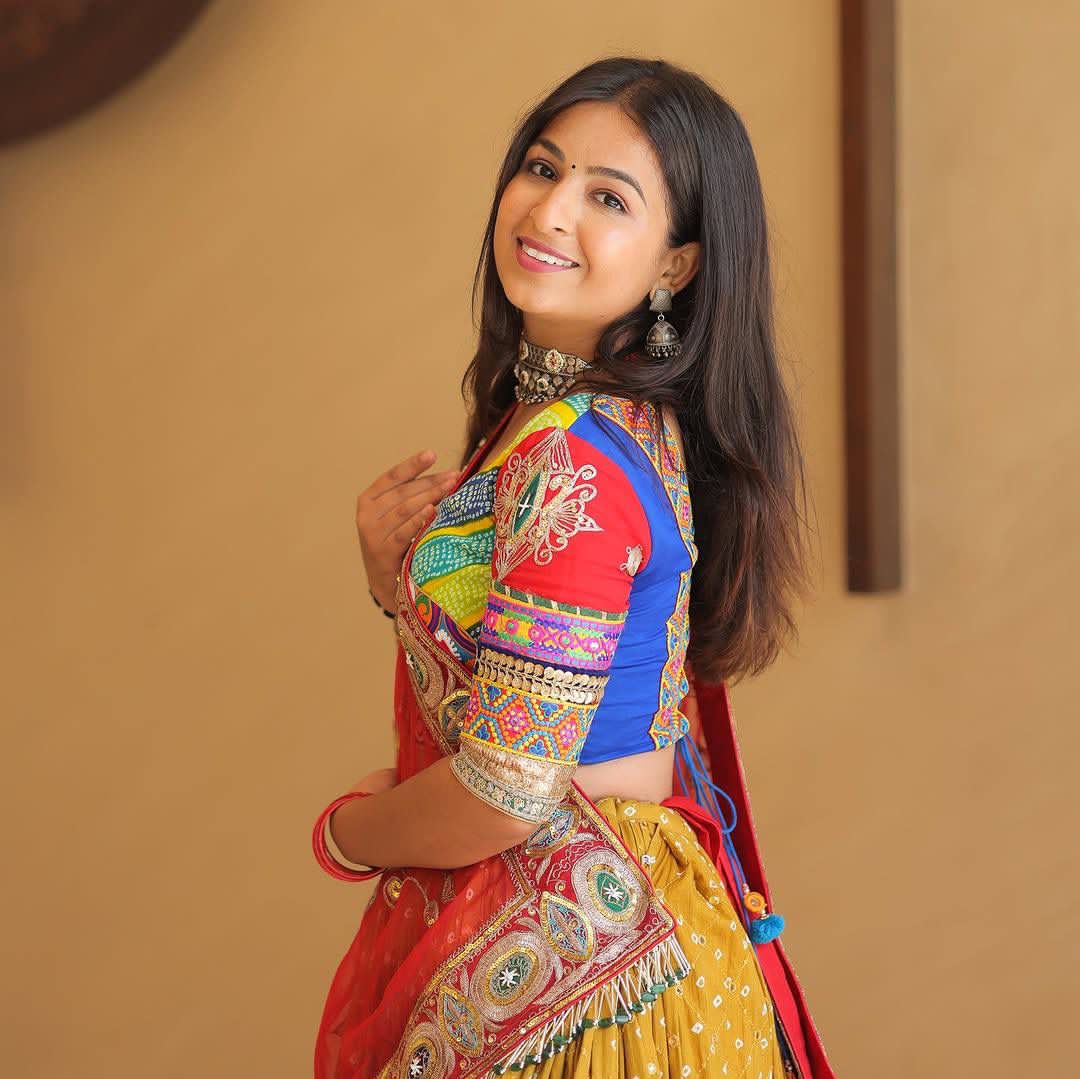 Navratri Special Printed Lehenga Choli With Red Embroidered Dupatta For Women - Image 2